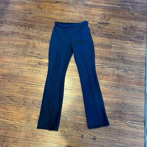 Girls High Rise Flare Pants (Black and Grey Pair)